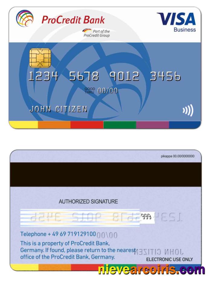 Germany ProCredit Bank Visa Business